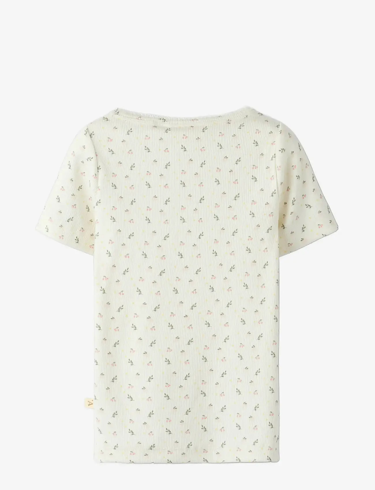 Lil'Atelier - NMFGAGO SS SLIM TOP LIL NOOS - short-sleeved t-shirts - coconut milk - 2