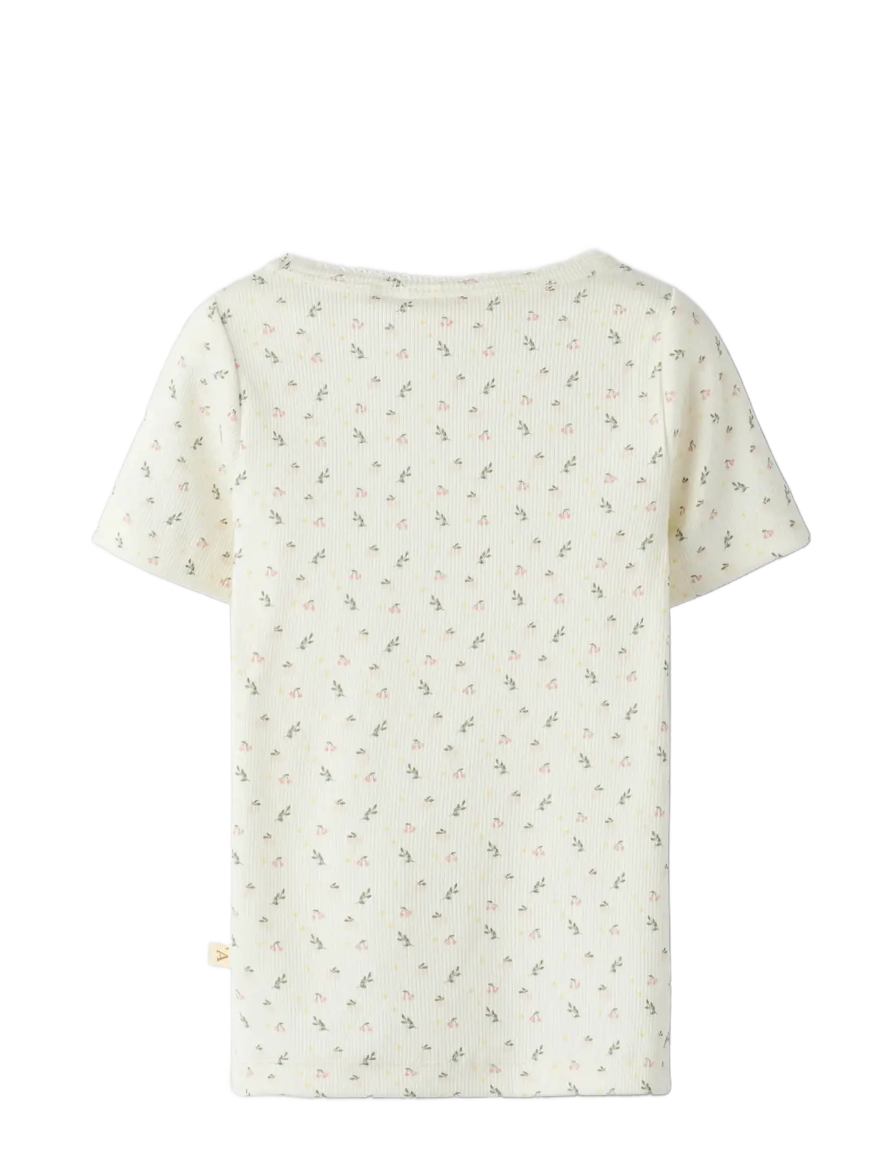 Lil'Atelier - NMFGAGO SS SLIM TOP LIL NOOS - kortärmade t-shirts - coconut milk - 2