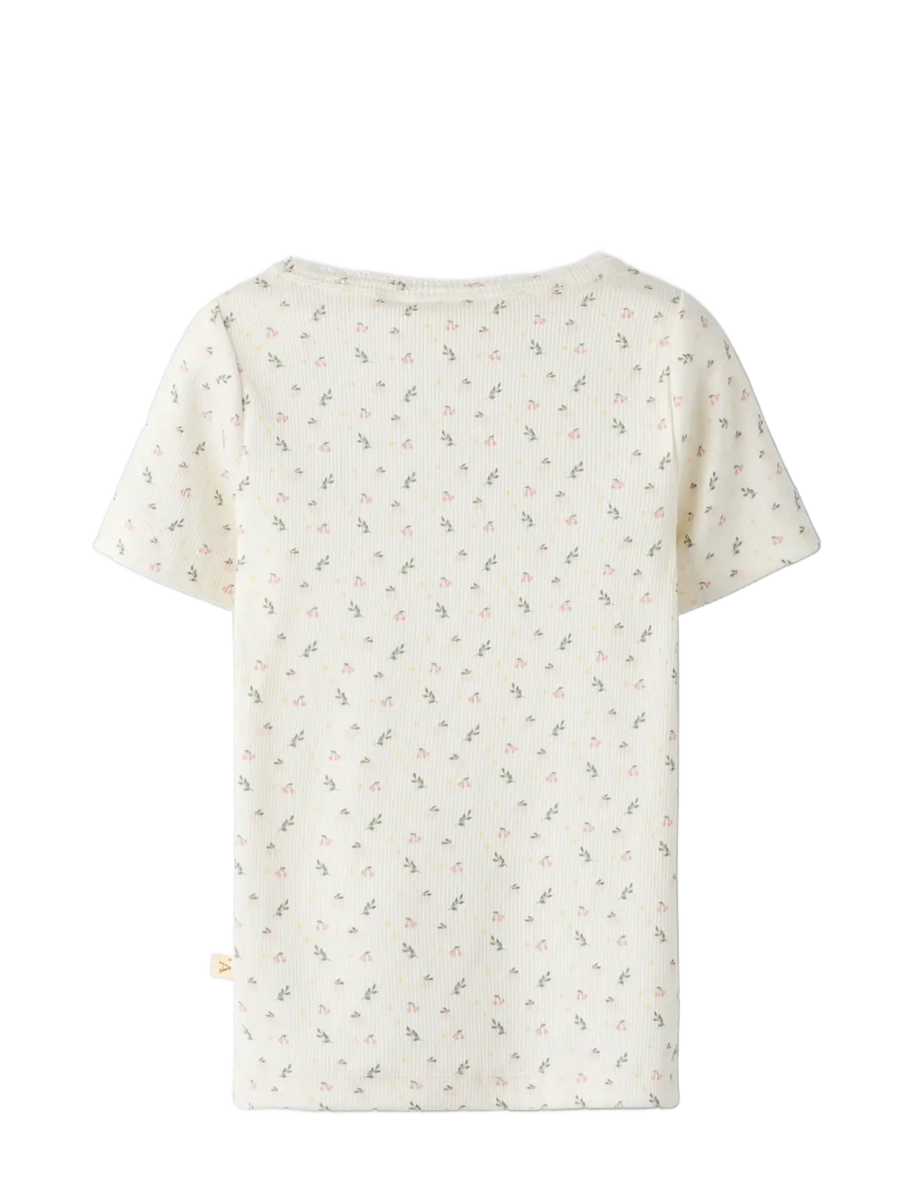 Lil'Atelier - NMFGAGO SS SLIM TOP LIL NOOS - kurzärmelige - coconut milk - 2