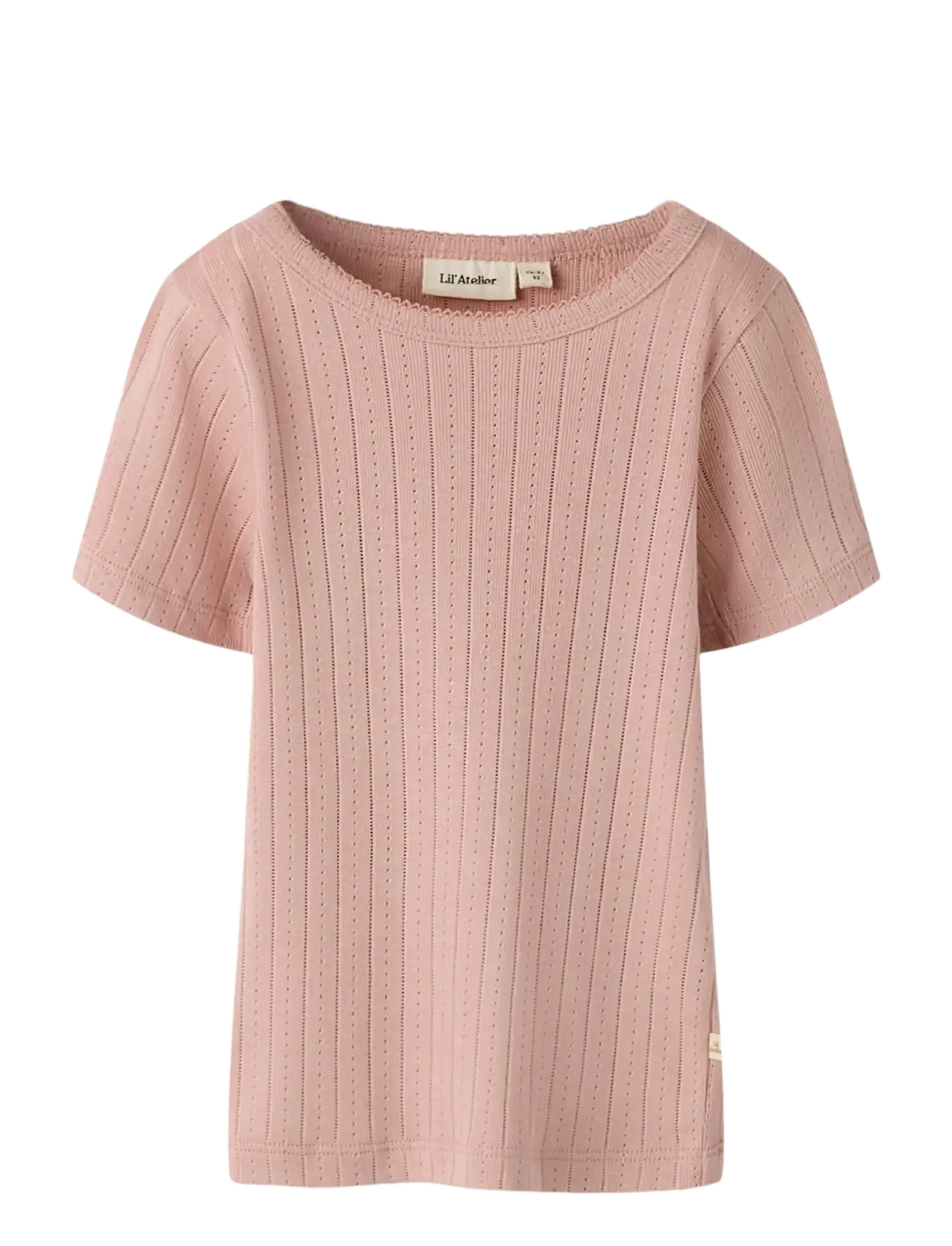 Lil'Atelier NMFRACHEL SS SLIM TOP LIL NOOS - Lil'Atelier - MISTY ROSE / pink/rose