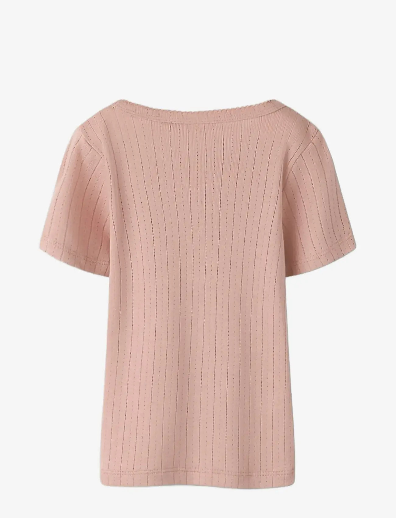 Lil'Atelier - NMFRACHEL SS SLIM TOP LIL NOOS - kortærmede t-shirts - misty rose - 2