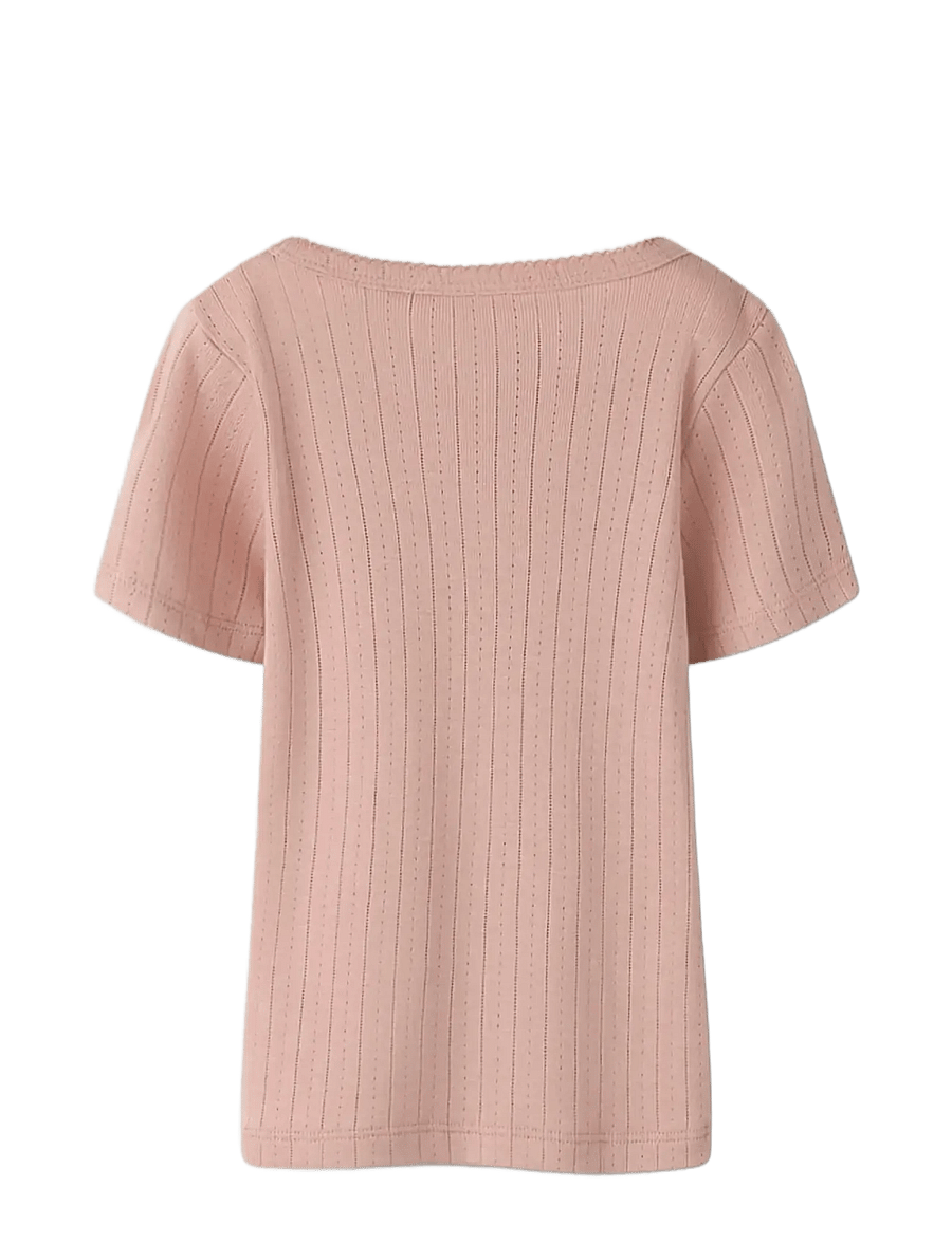 Lil'Atelier - NMFRACHEL SS SLIM TOP LIL NOOS - kurzärmelige - misty rose - 2