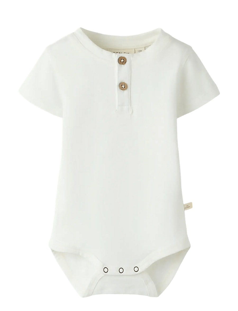 Lil'Atelier - NBMDOLAN SS BODY LIL NOOS - kortærmede bodyer - coconut milk - 0