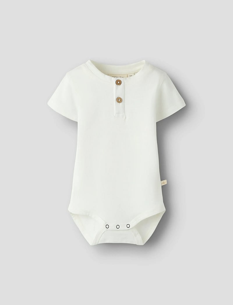Lil'Atelier - NBMDOLAN SS BODY LIL NOOS - kurzärmelige bodys - coconut milk - 0