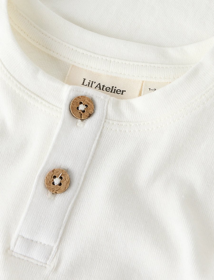 Lil'Atelier - NBMDOLAN SS BODY LIL NOOS - kortærmede bodyer - coconut milk - 2