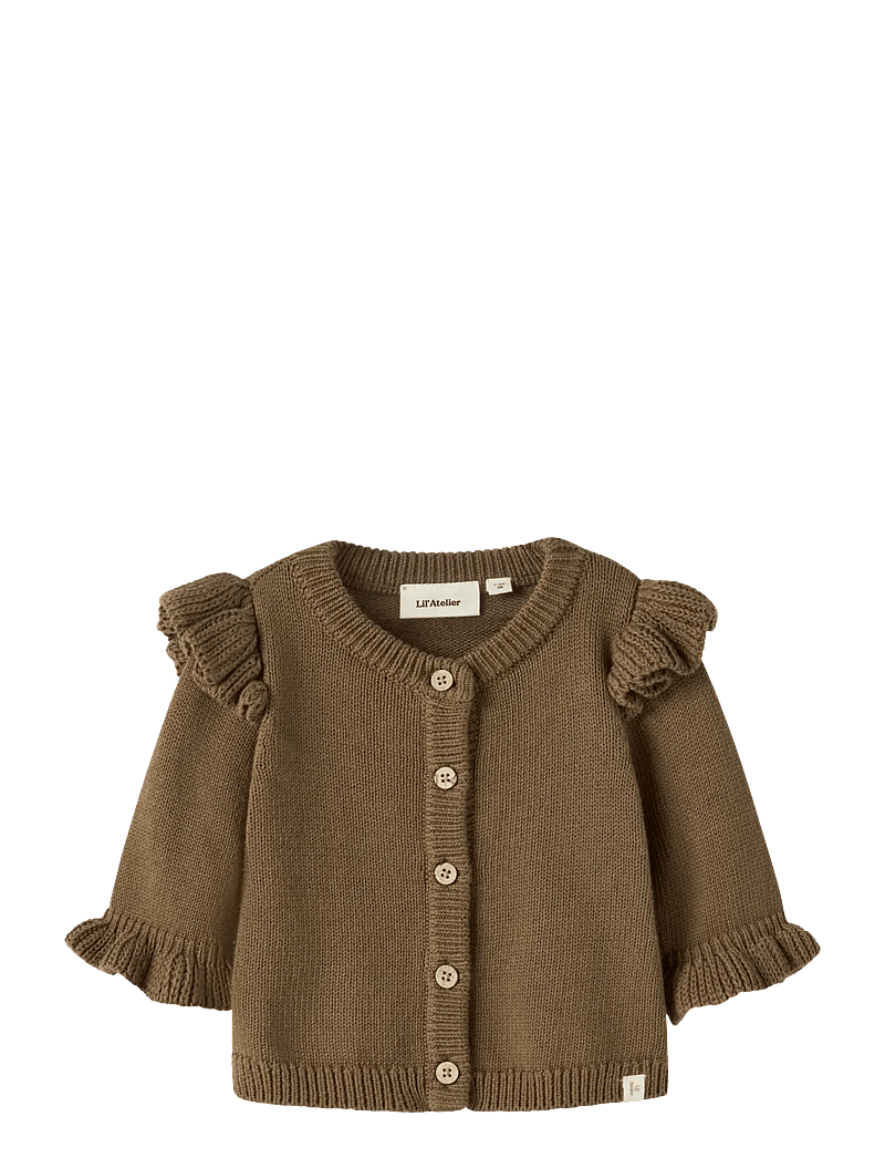 Lil'Atelier - NBFKOPA LS KNIT CARD LIL - kardiganid - kangaroo - 0