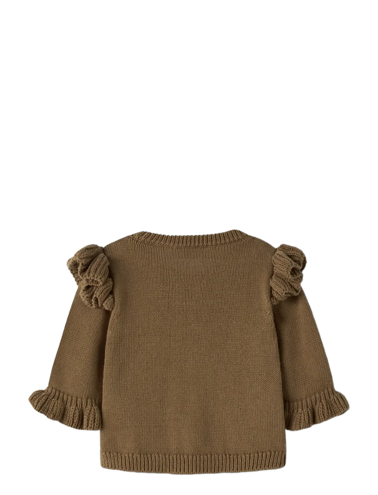 Lil'Atelier - NBFKOPA LS KNIT CARD LIL - cardigans - kangaroo - 1