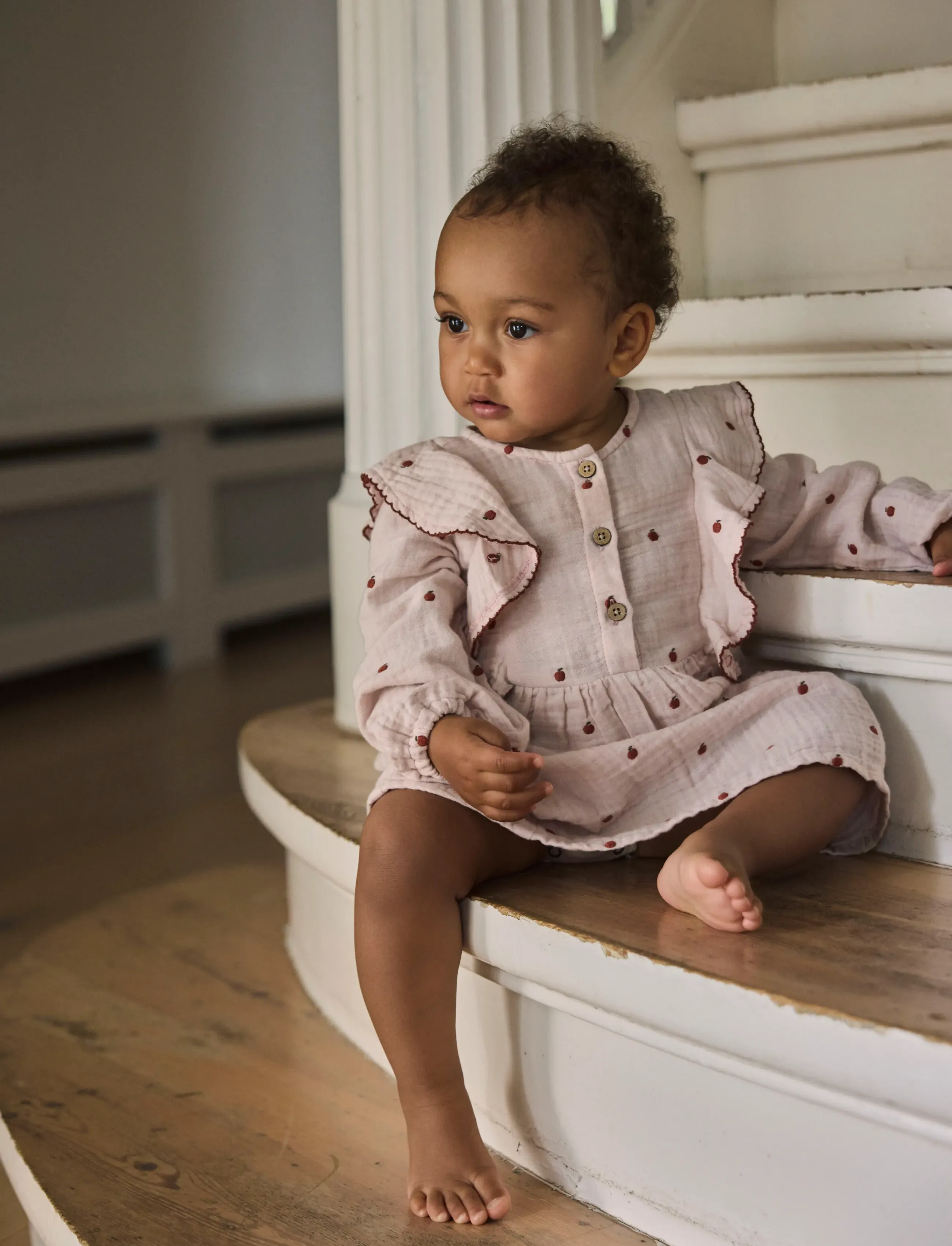 Lil'Atelier - NBFKAMMA LS LOOSE BODY DRESS LIL - robes pour bébés à manches longues - hushed violet - 2