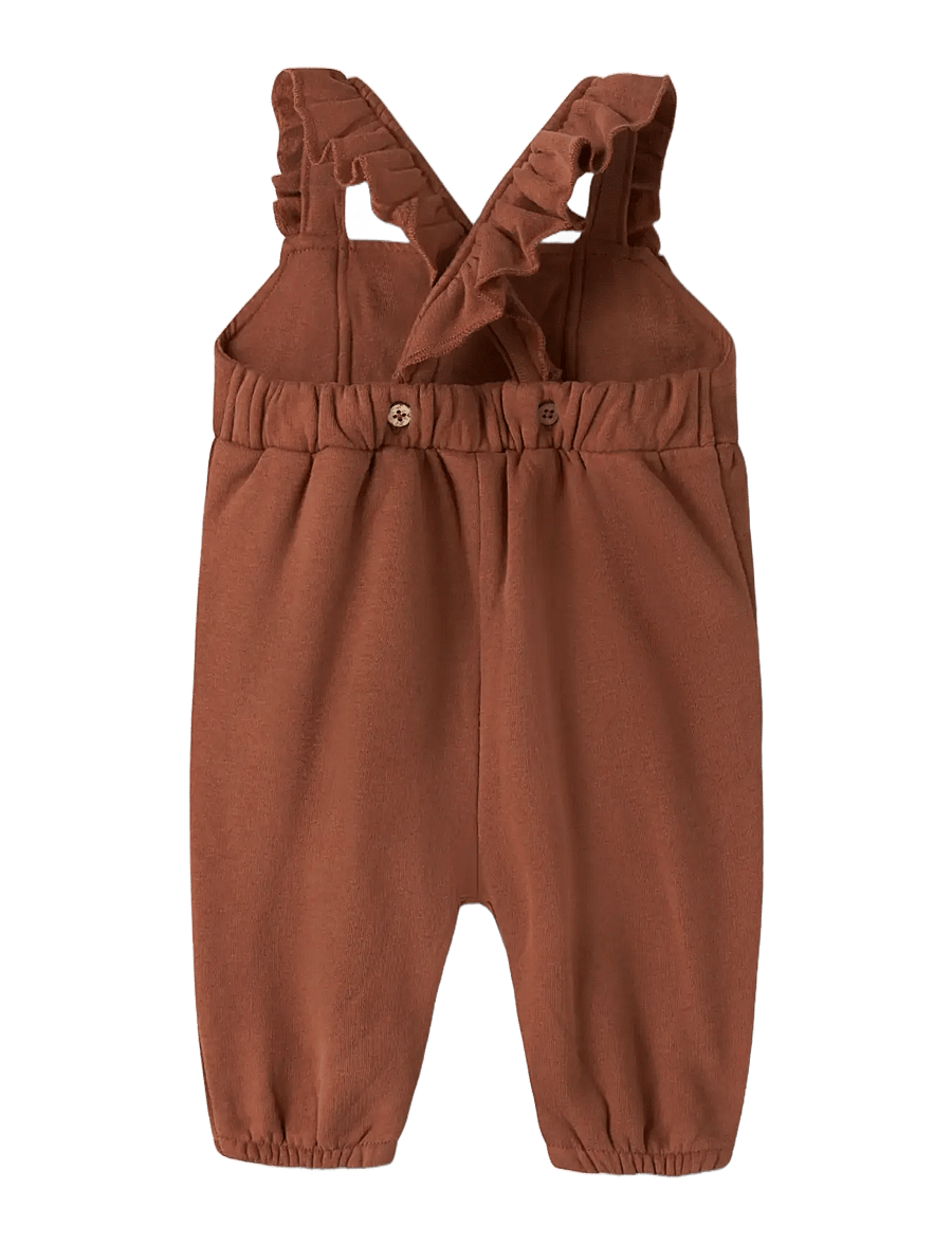 Lil'Atelier - NBFILONDON RUK LOOSE SWEAT OVERALL LIL - buksedragter - maple syrup - 1