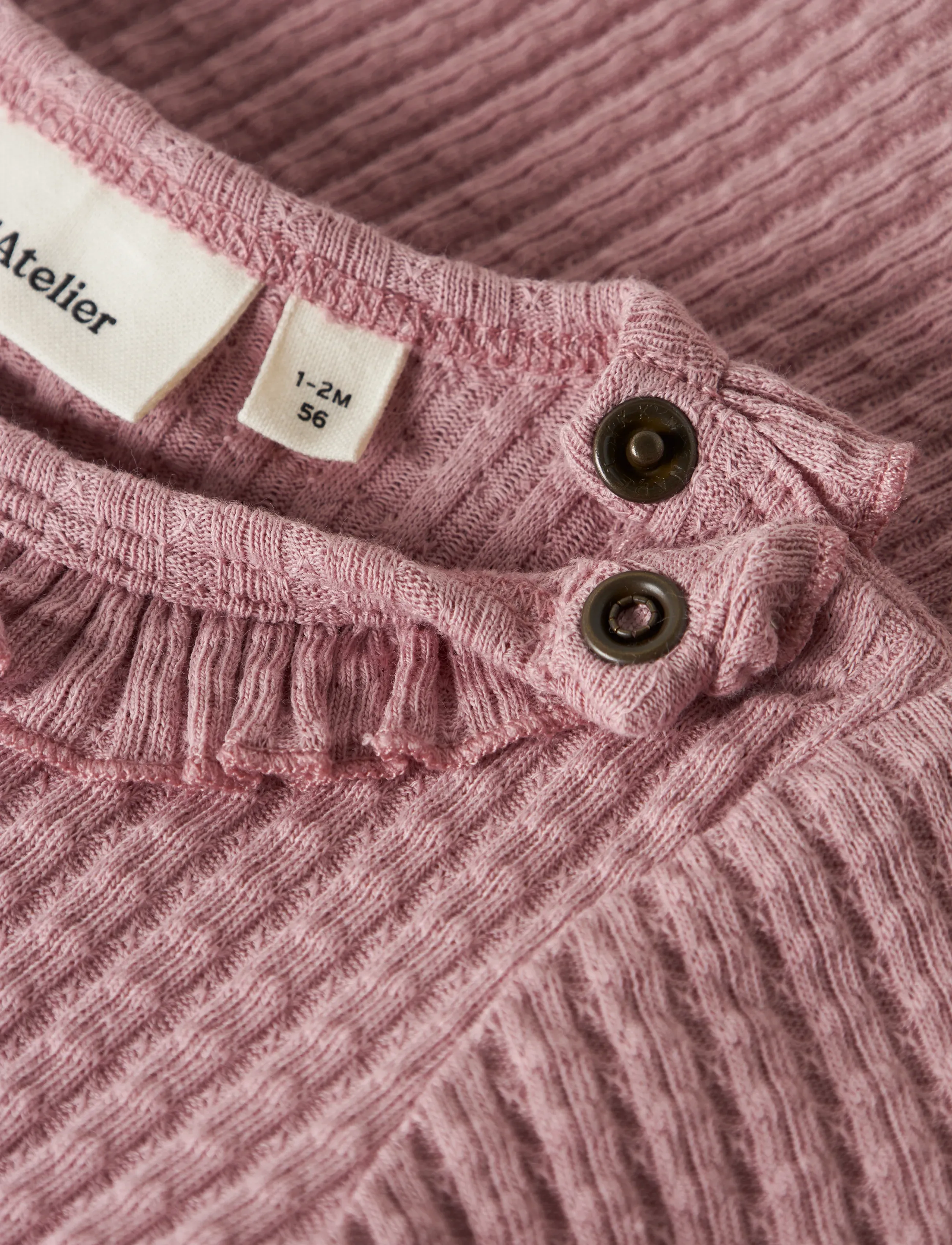 Lil'Atelier - NBFKELSA LS SLIM BODY LIL - pikkade varrukatega - zephyr - 2