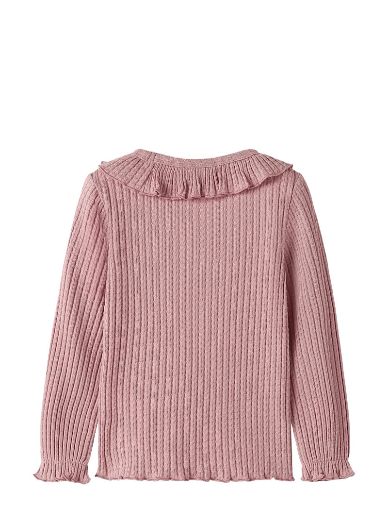 Lil'Atelier - NMFKELSA LS SLIM TOP LIL - langærmede t-shirts - zephyr - 1