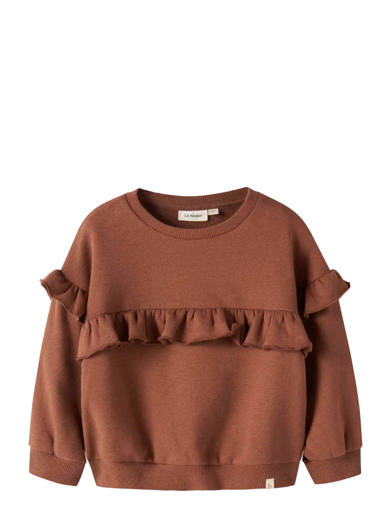 Lil'Atelier NMFILONDON RIK LS LOOSE SWEAT LIL - Oberteile - MAPLE SYRUP / brown
