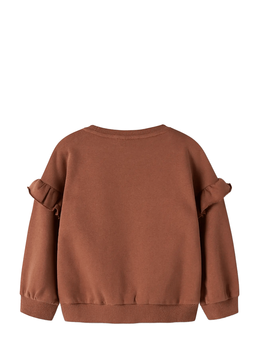 Lil'Atelier - NMFILONDON RIK LS LOOSE SWEAT LIL - sweatshirts - maple syrup - 2