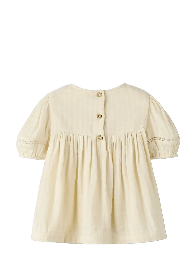 Lil'Atelier - NMFKOPAN SS LOOSE SHIRT LIL - kortærmede skjorter - turtledove - 1