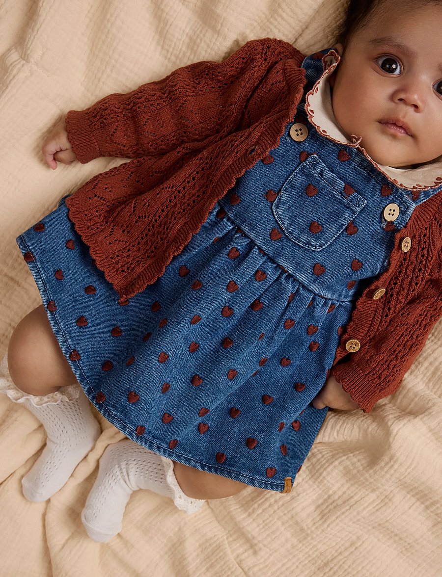 Lil'Atelier - NBFKAJSA KAS LS KNIT CARD LIL - koftor - maple syrup - 3