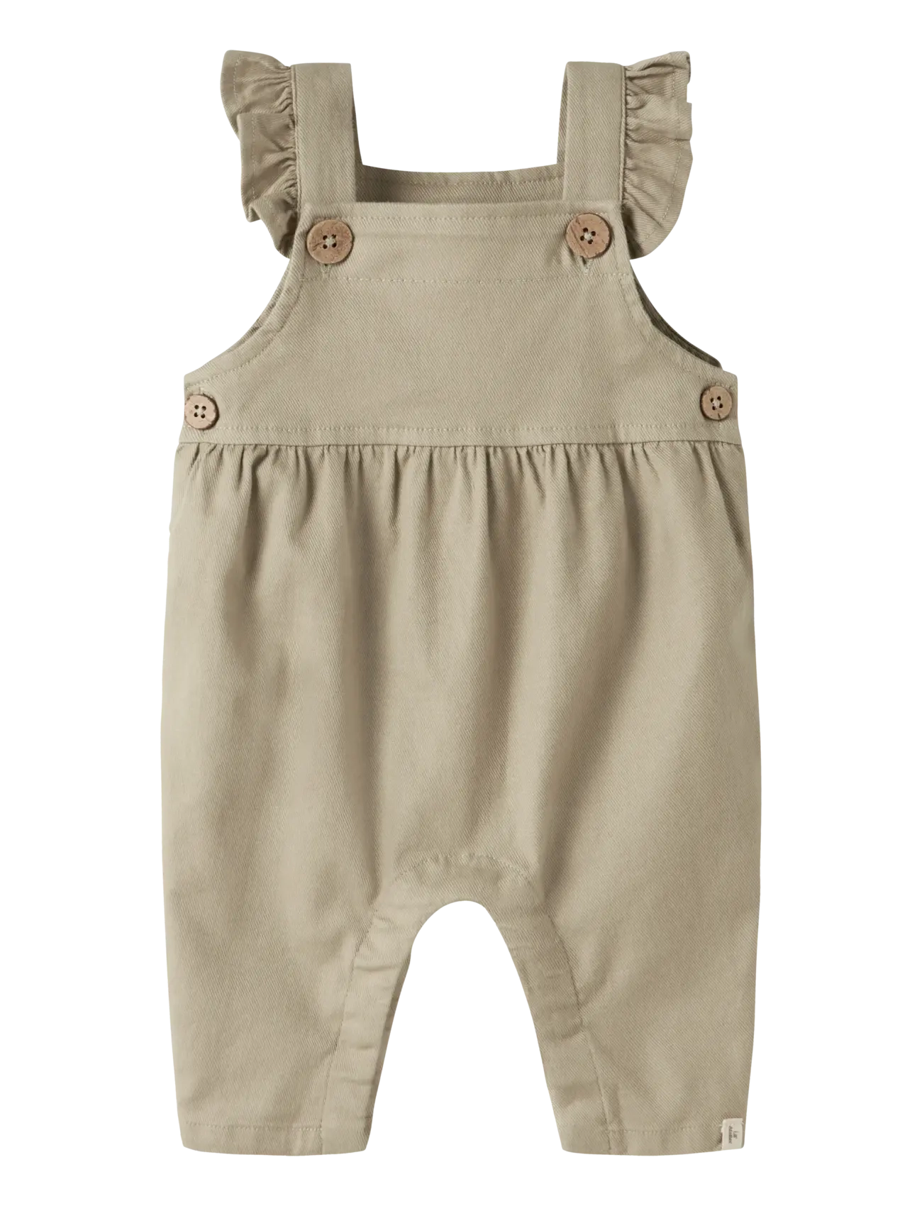 Lil'Atelier NBFLODEN LOOSE OVERALL LIL - Baby 0-2 år - TWILL / beige