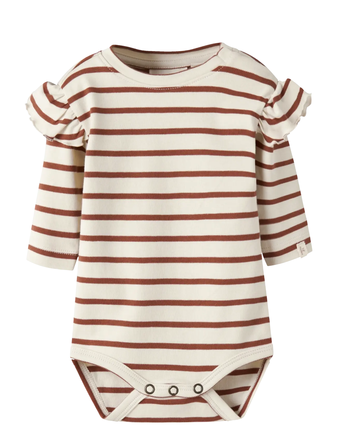 Lil'Atelier Nbflimia Mia Ls Body Lil, 68, Bodys, Creme - Long-sleeved, Kinder