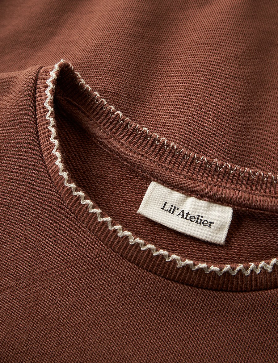 Lil'Atelier - NMFKILANO RIK LS LOOSE SWEAT LIL - maple syrup - 2