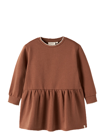 Nmfkilano Ruj Ls Loose Sweat Dress Lil - LangæRmede Babykjoler