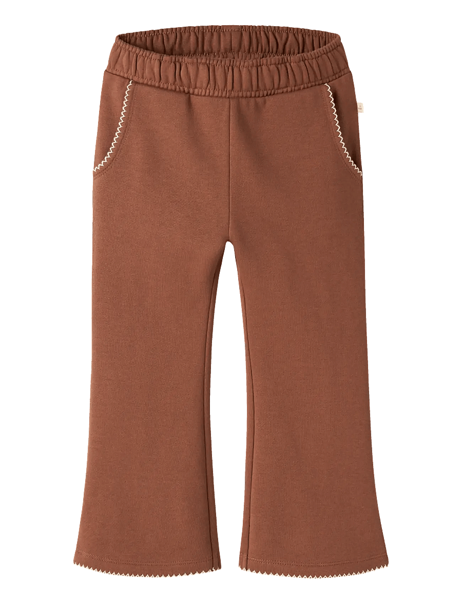 Lil'Atelier - NMFKILANO RUB SWEAT BOOTCUT PANT LIL - jogginghosen - maple syrup - 0