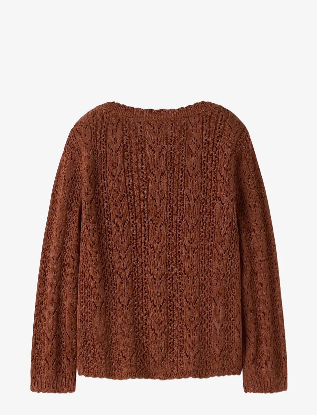 Lil'Atelier - NMFKAJSA KAS LS KNIT CARD LIL - maple syrup - 1