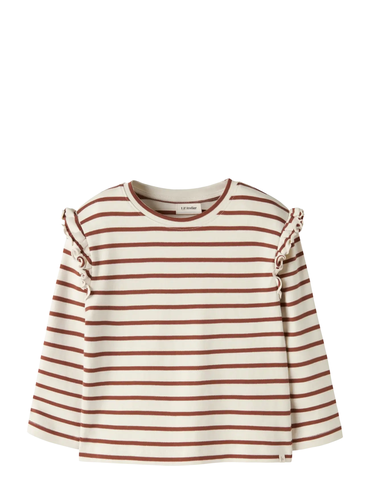 Lil'Atelier NMFLIMIA MIA LS LOOSE TOP LIL - Neuheiten - TURTLEDOVE / cream