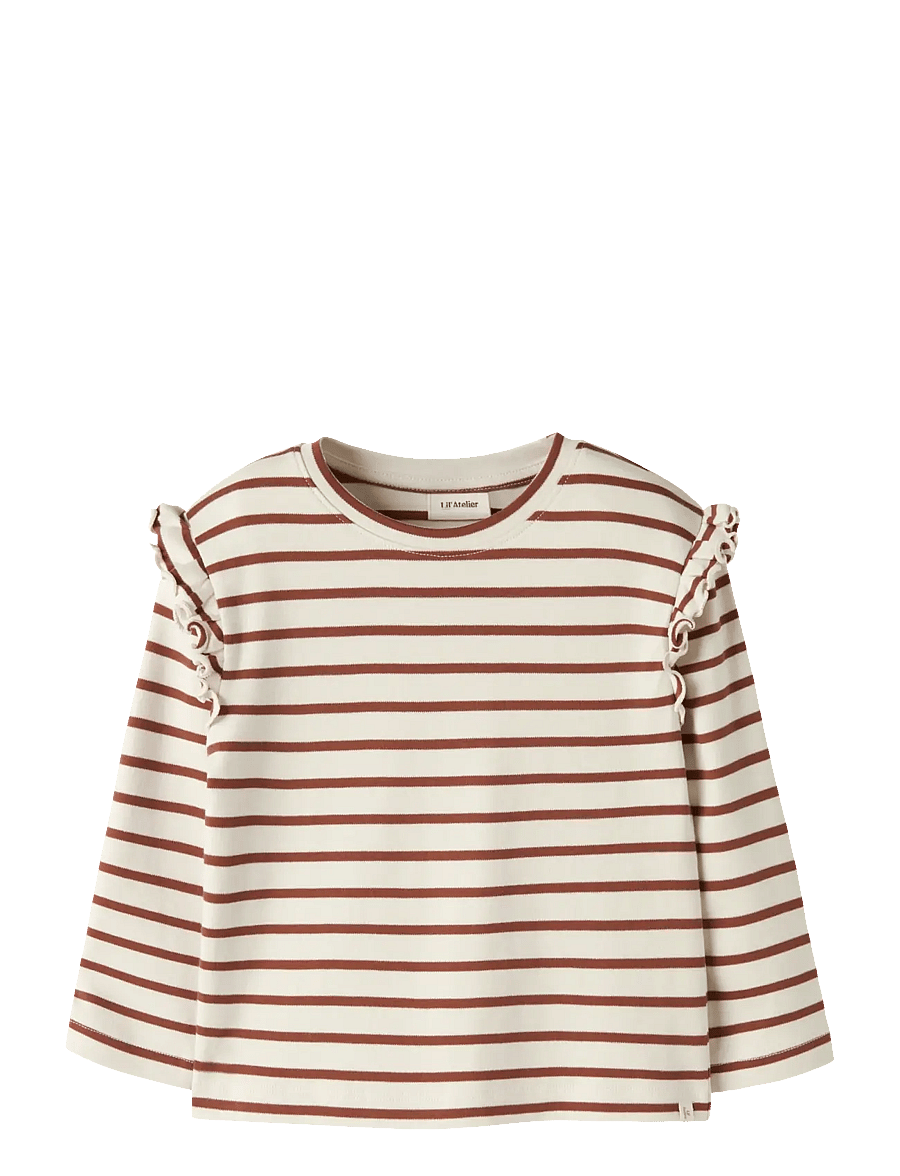 Lil'Atelier - NMFLIMIA MIA LS LOOSE TOP LIL - turtledove - 0