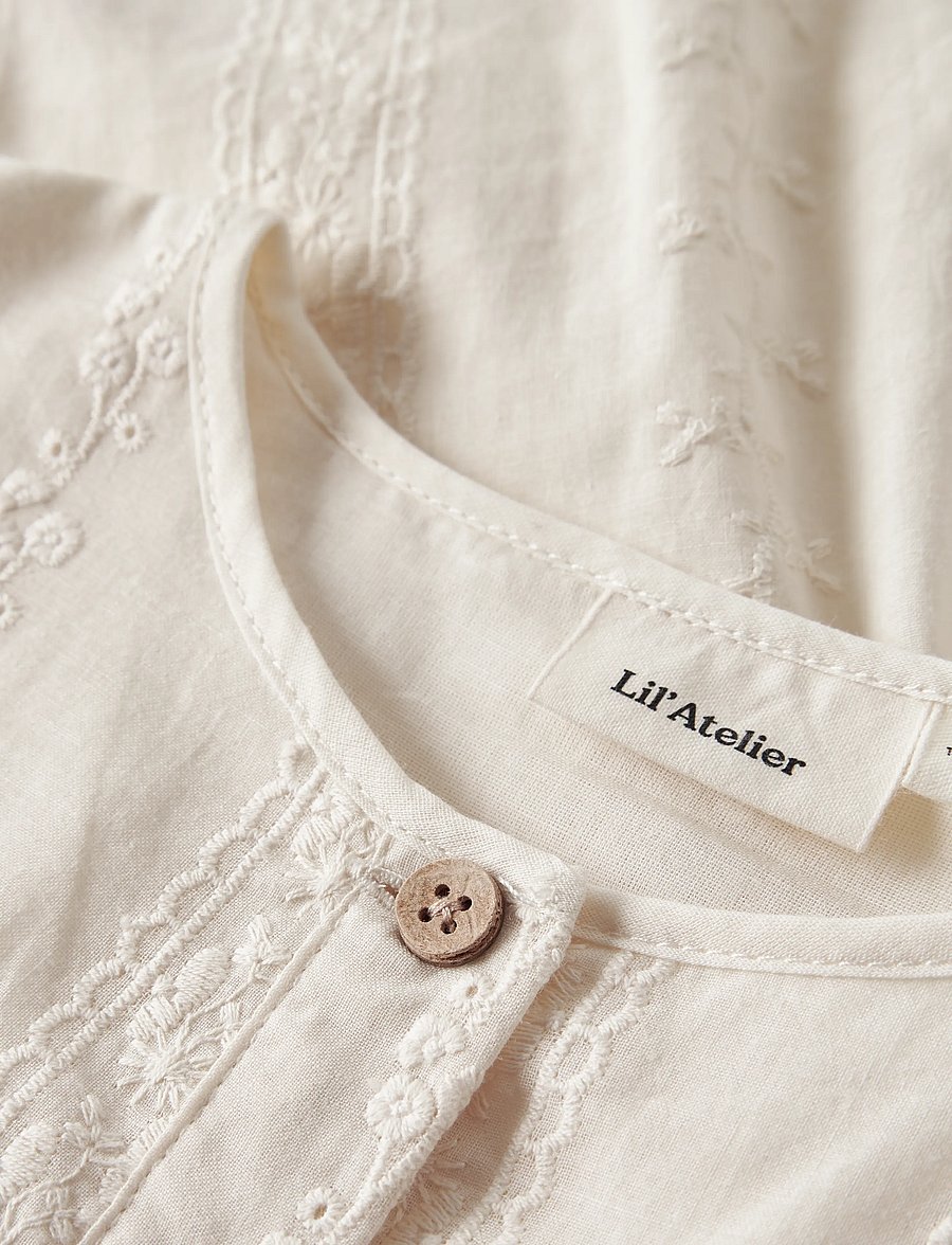 Lil'Atelier - NMFLOBA LS LOOSE SHIRT LIL - turtledove - 2