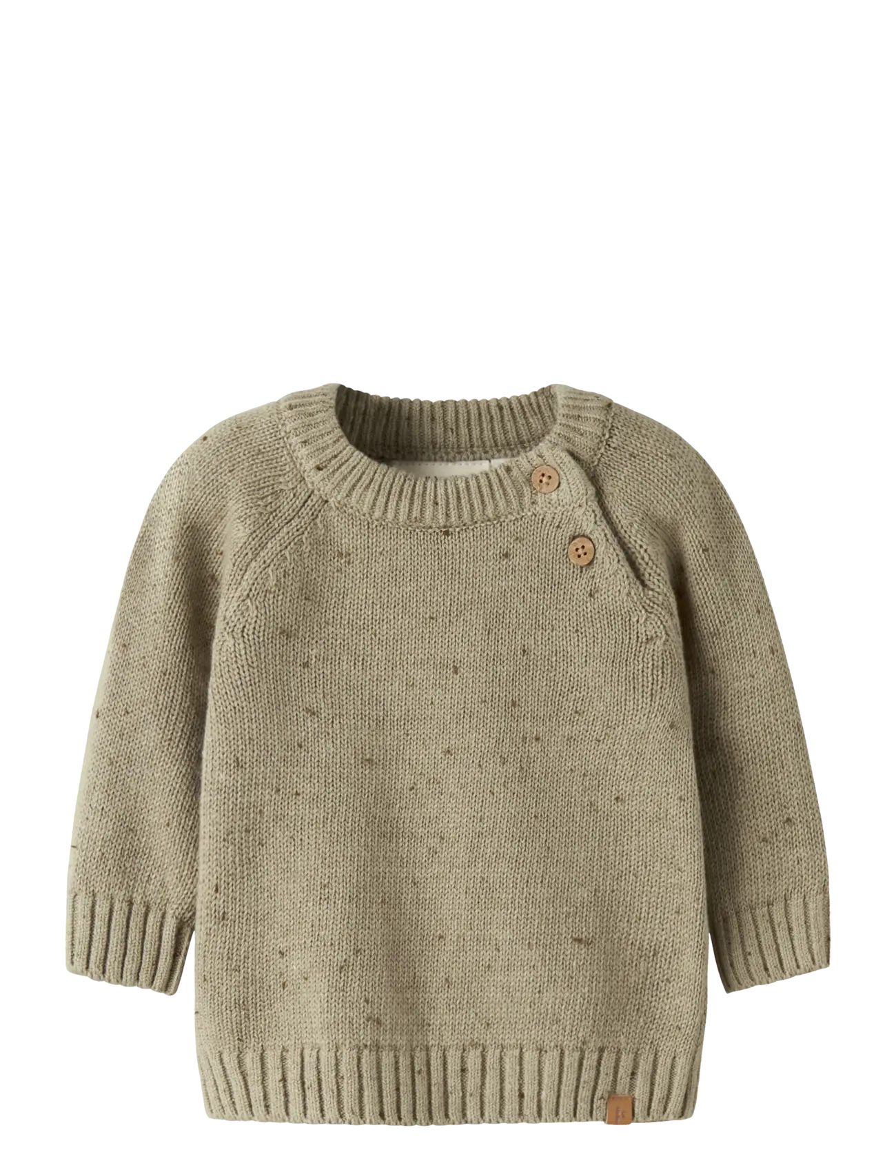 Lil'Atelier NBNGALTO FIK LS KNIT LIL - Overdele - TWILL / khaki/green