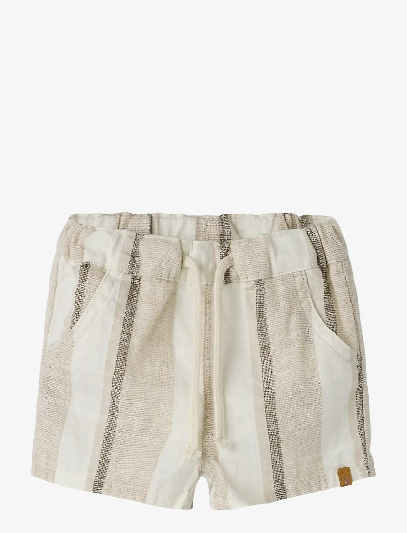 Lil'Atelier - NBMFIBERT LOOSE SHORTS LIL - casual shorts - coconut milk - 0