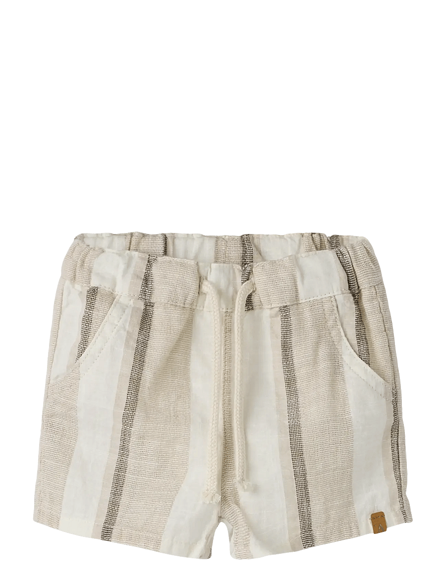 Lil'Atelier - NBMFIBERT LOOSE SHORTS LIL - lühikesed vabaajapüksid - coconut milk - 0