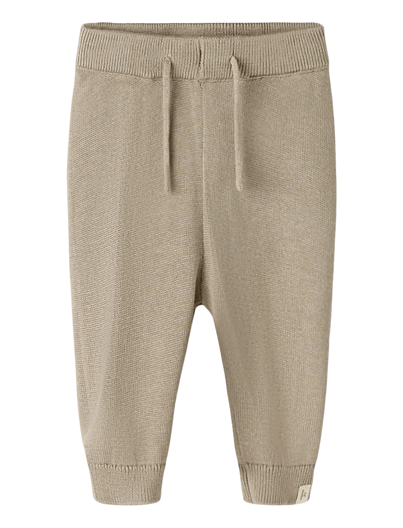 Lil'Atelier - NBNDUNO KNIT PANT LIL - babybukser - oxford tan - 0