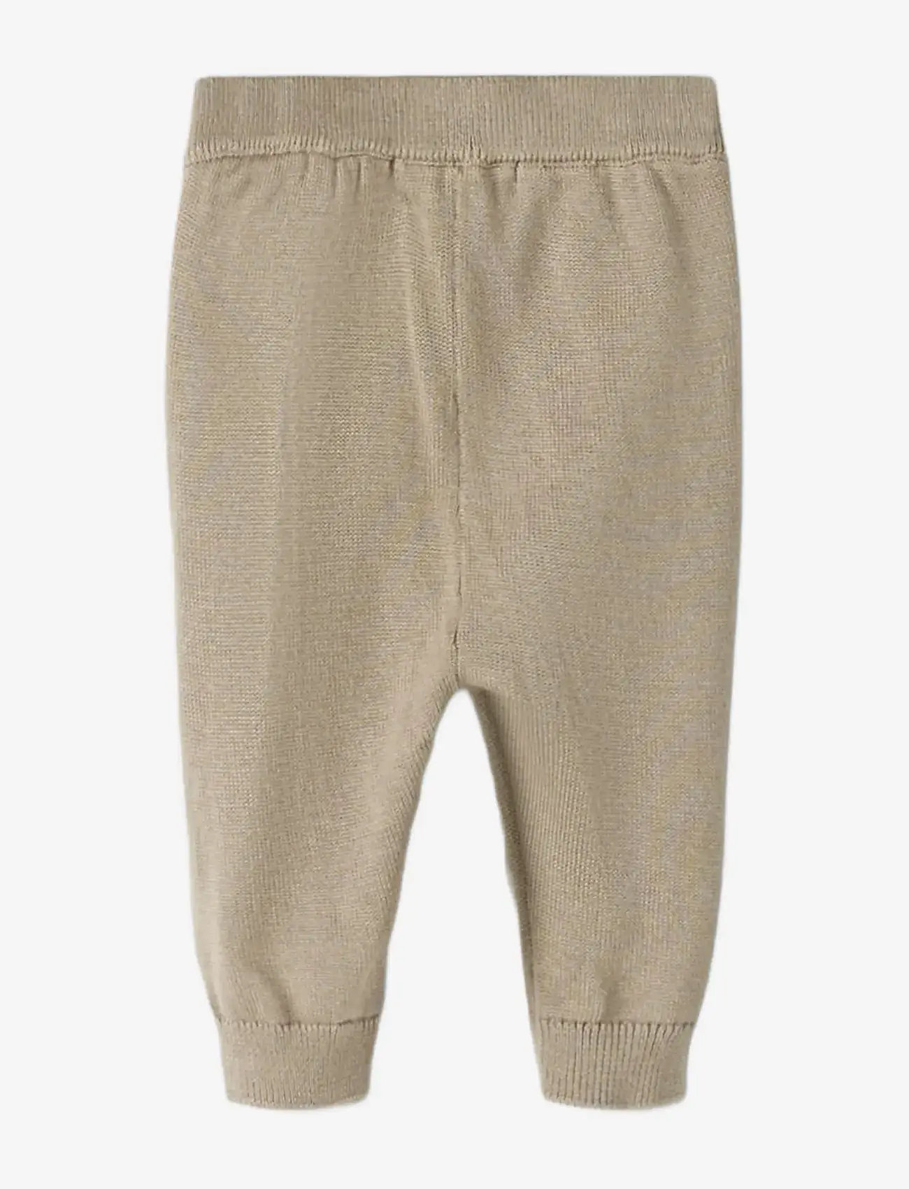 Lil'Atelier - NBNDUNO KNIT PANT LIL - babybukser - oxford tan - 1