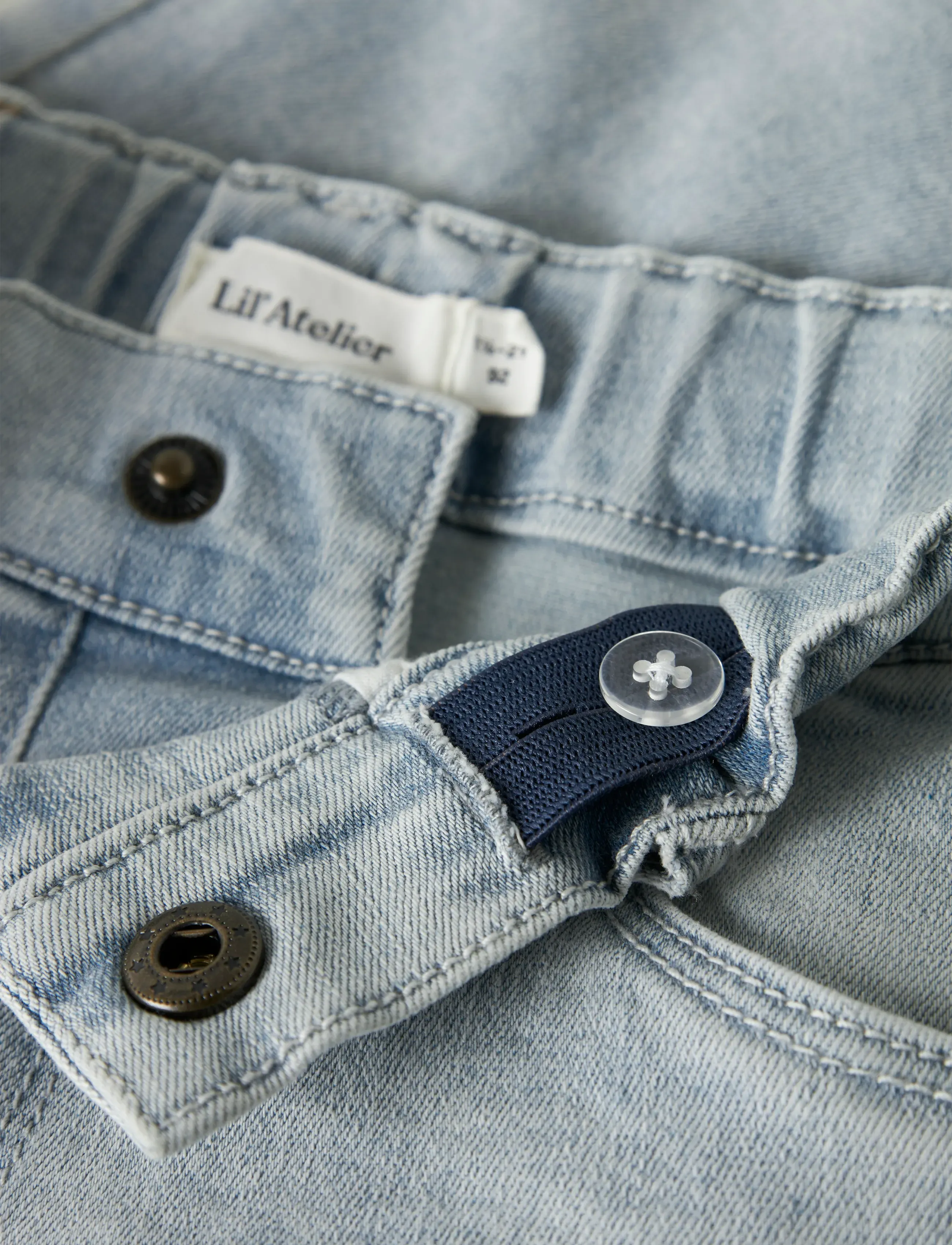 Lil'Atelier - NMNFRANCES SHORTS 7722-FN LIL - korte jeansbroeken - light blue denim - 3