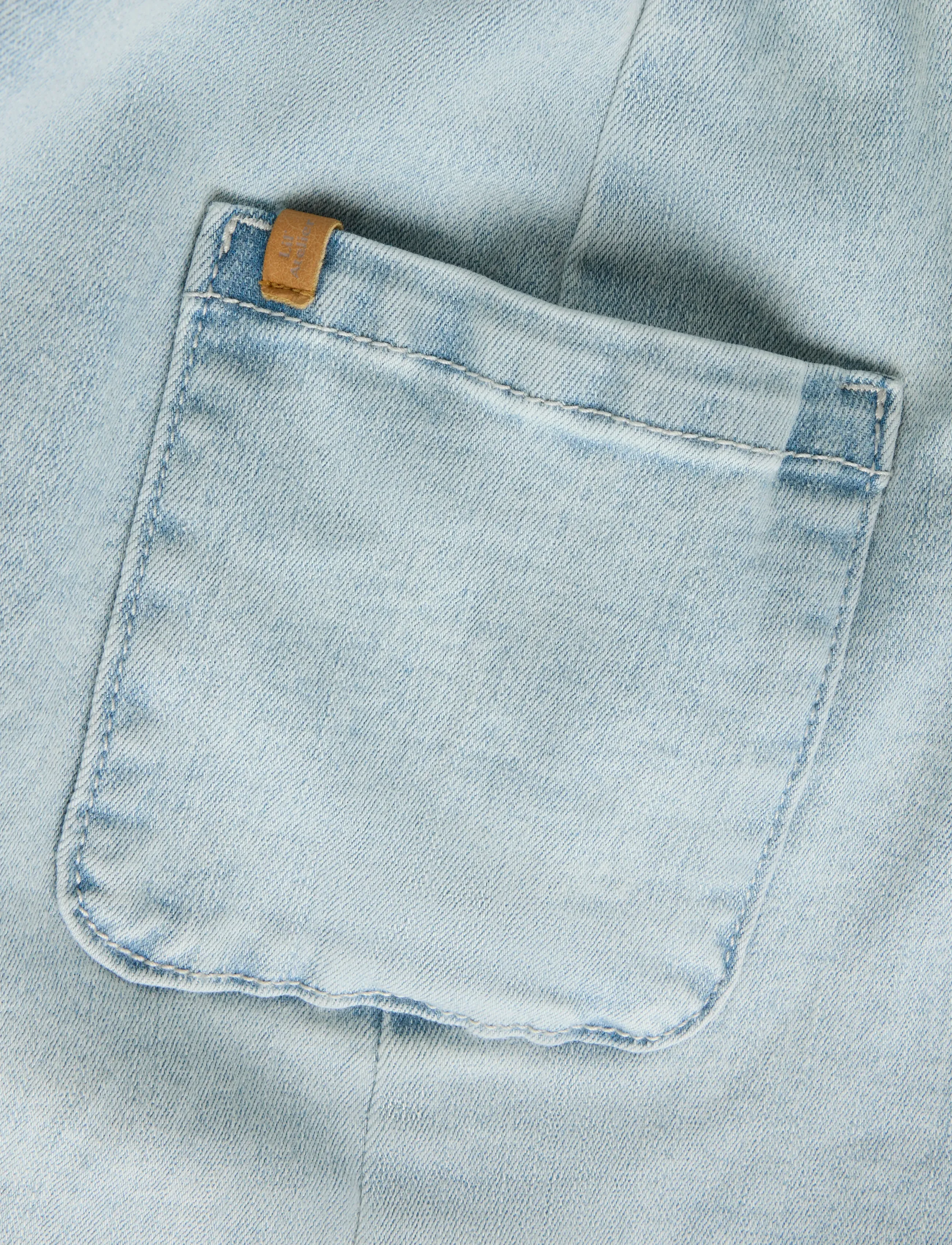 Lil'Atelier - NMFFRANCES SS DRESS 7722-FN LIL - kortærmede hverdagskjoler - light blue denim - 1