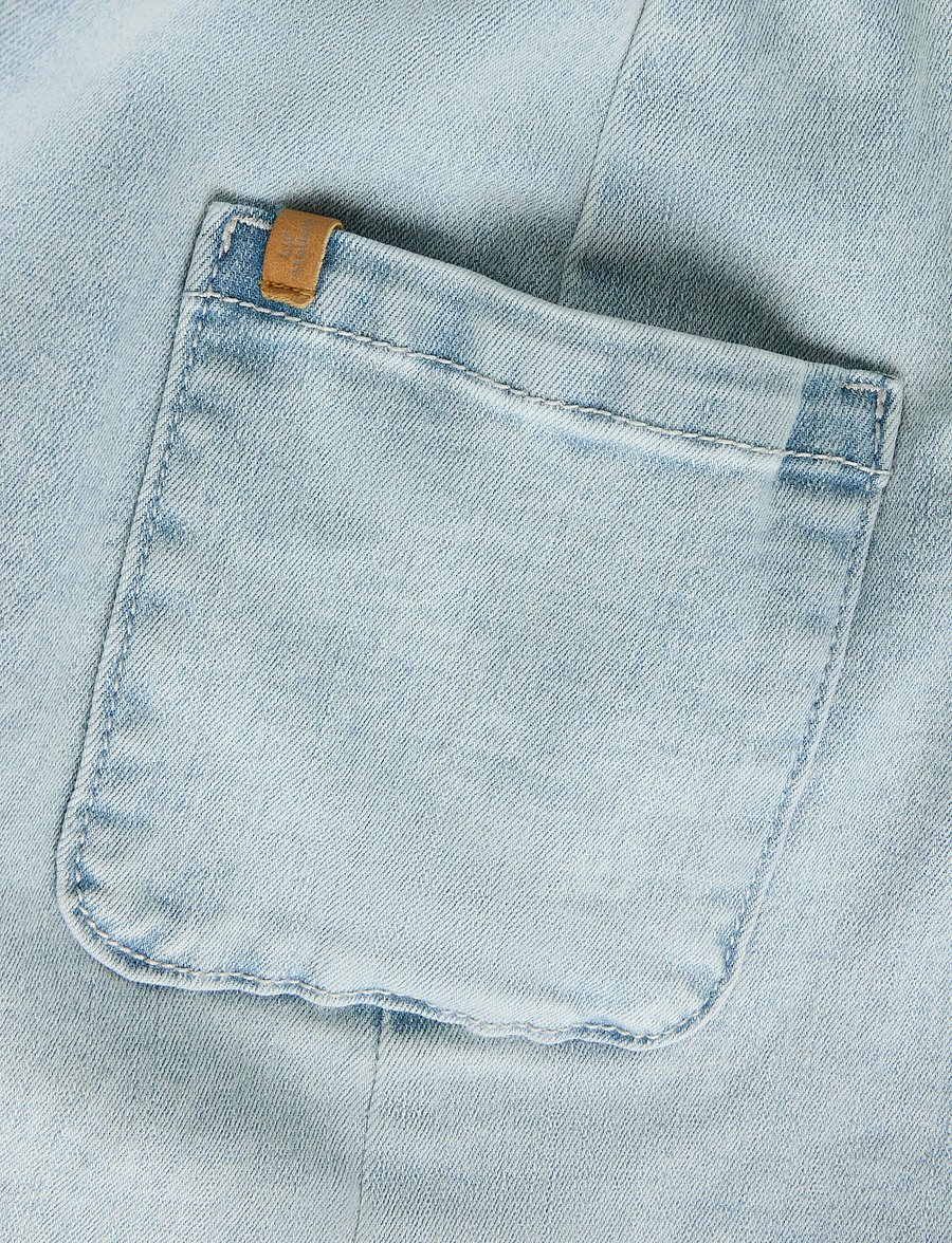 Lil'Atelier - NMFFRANCES SS DRESS 7722-FN LIL - kortærmede hverdagskjoler - light blue denim - 1