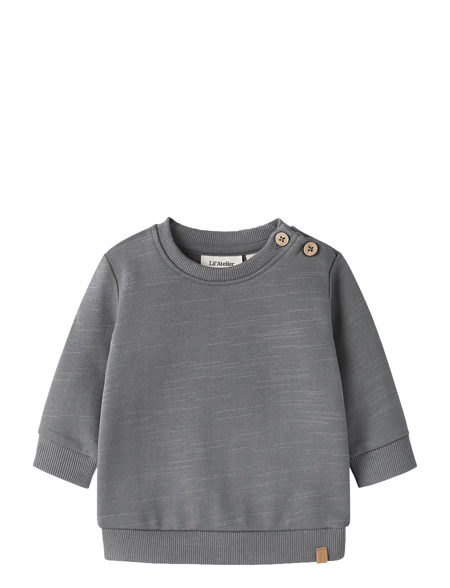 Lil'Atelier - NBMKAVENS LS LOOSE SWEAT LIL - sweatshirts - poppy seed - 0