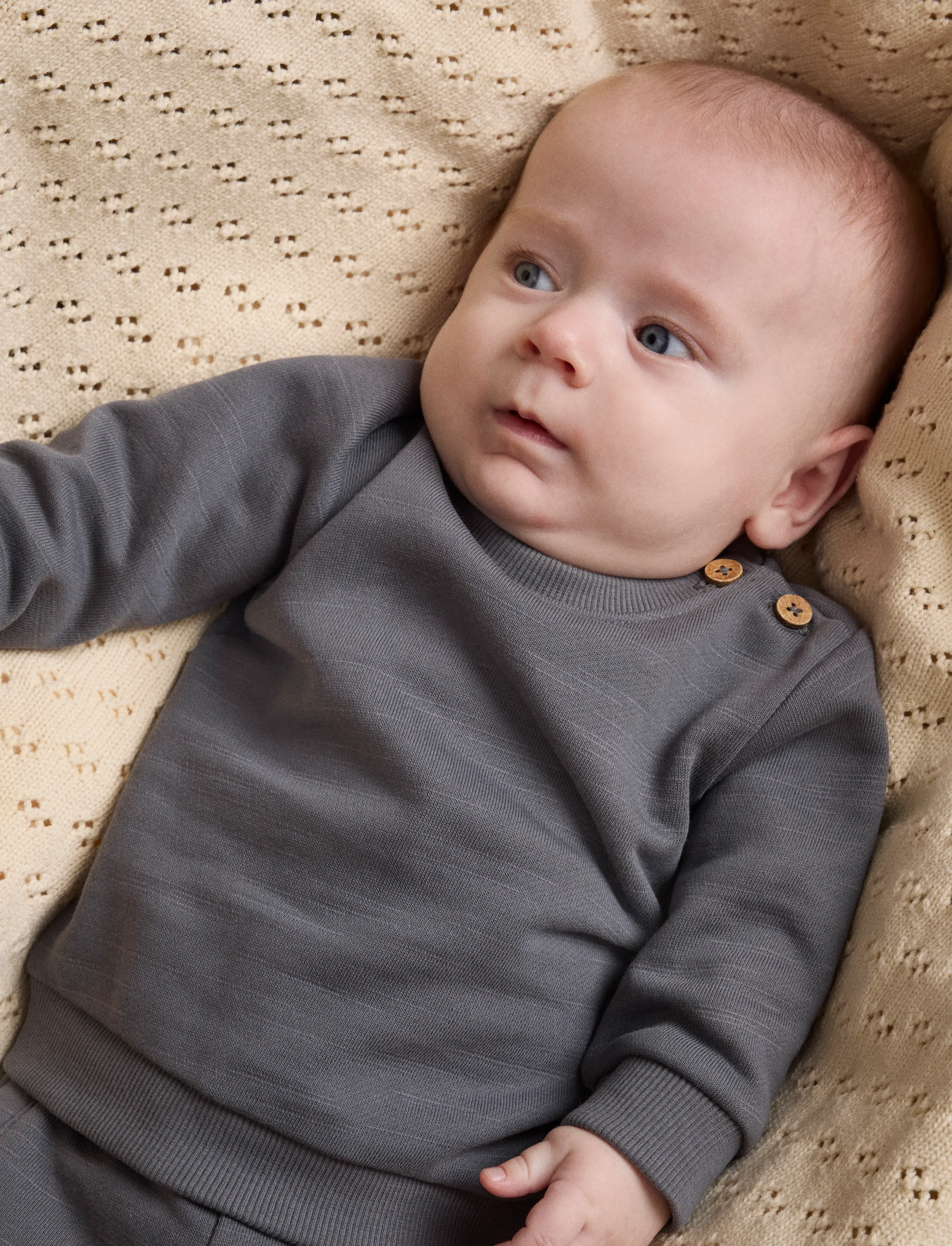 Lil'Atelier Nbmkavens Ls Loose Sweat Lil, 74, Sweatshirts & Hoodies, Grau - Sweatshirts, Kinder