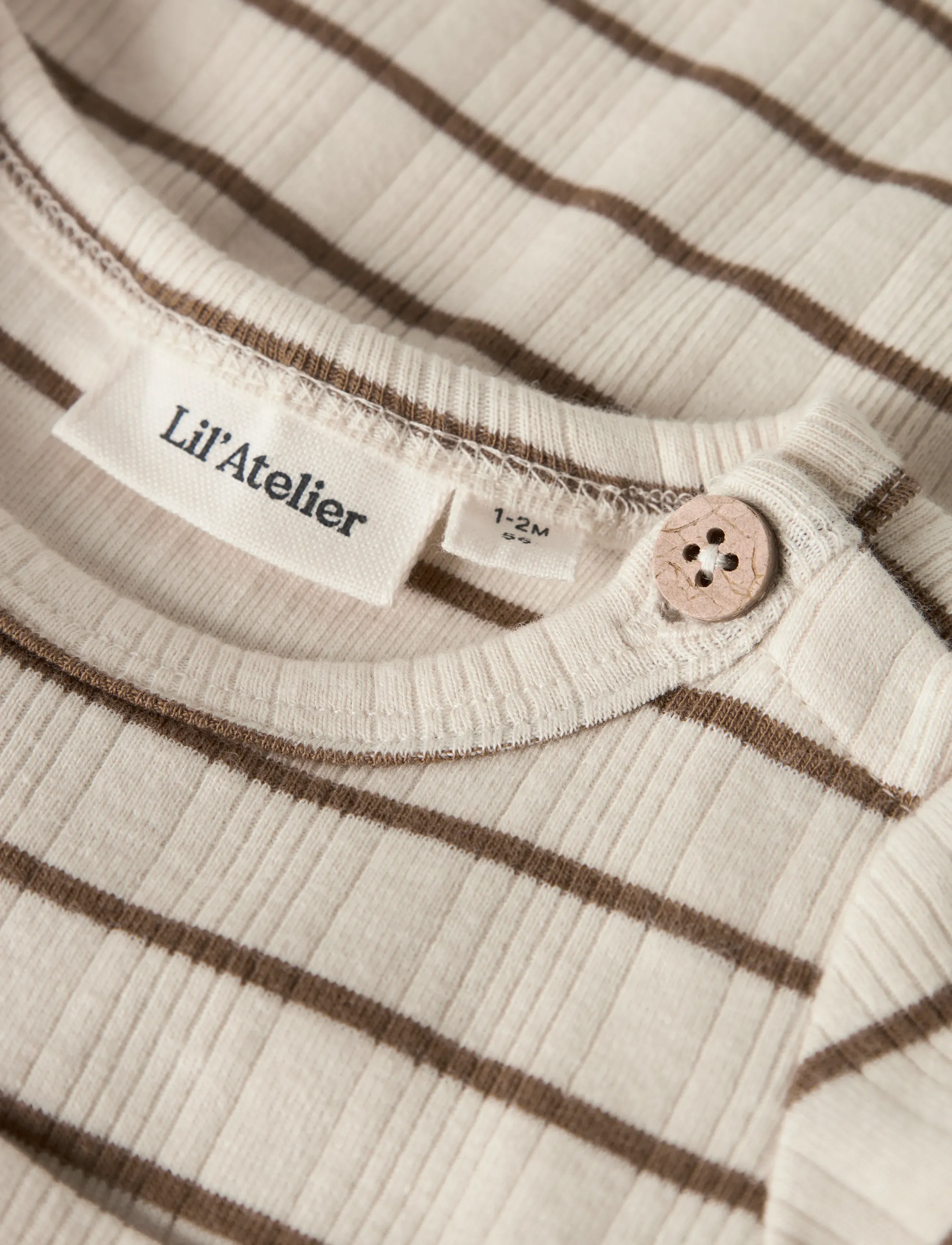 Lil'Atelier - NBMKABY LS SLIM BODY LIL - langärmelig - turtledove - 2