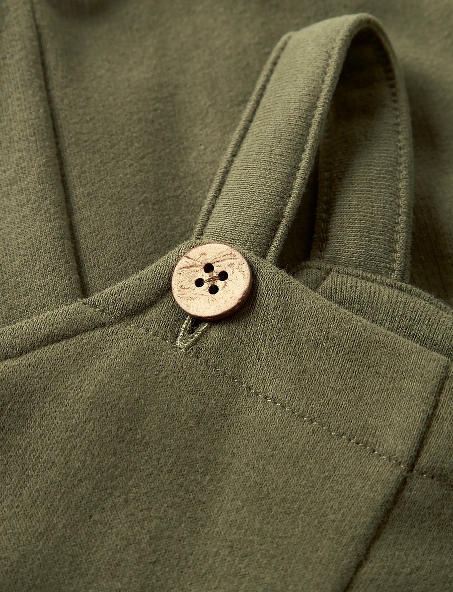 Lil'Atelier - NBMILONDON RAN LOOSE SWEAT OVERALL LIL - jumpsuits - winter moss - 3