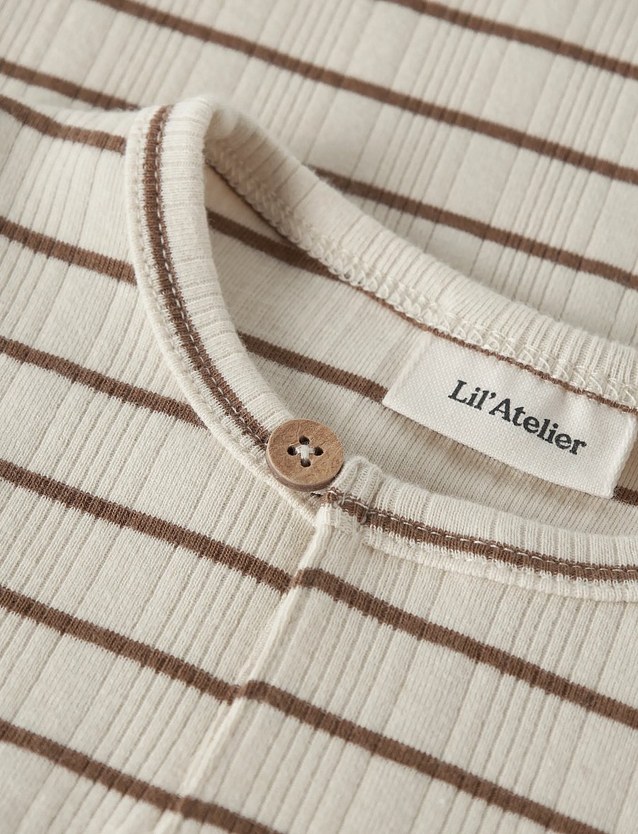 Lil'Atelier - NMMKABY LS SLIM TOP LIL - langärmelig - turtledove - 3