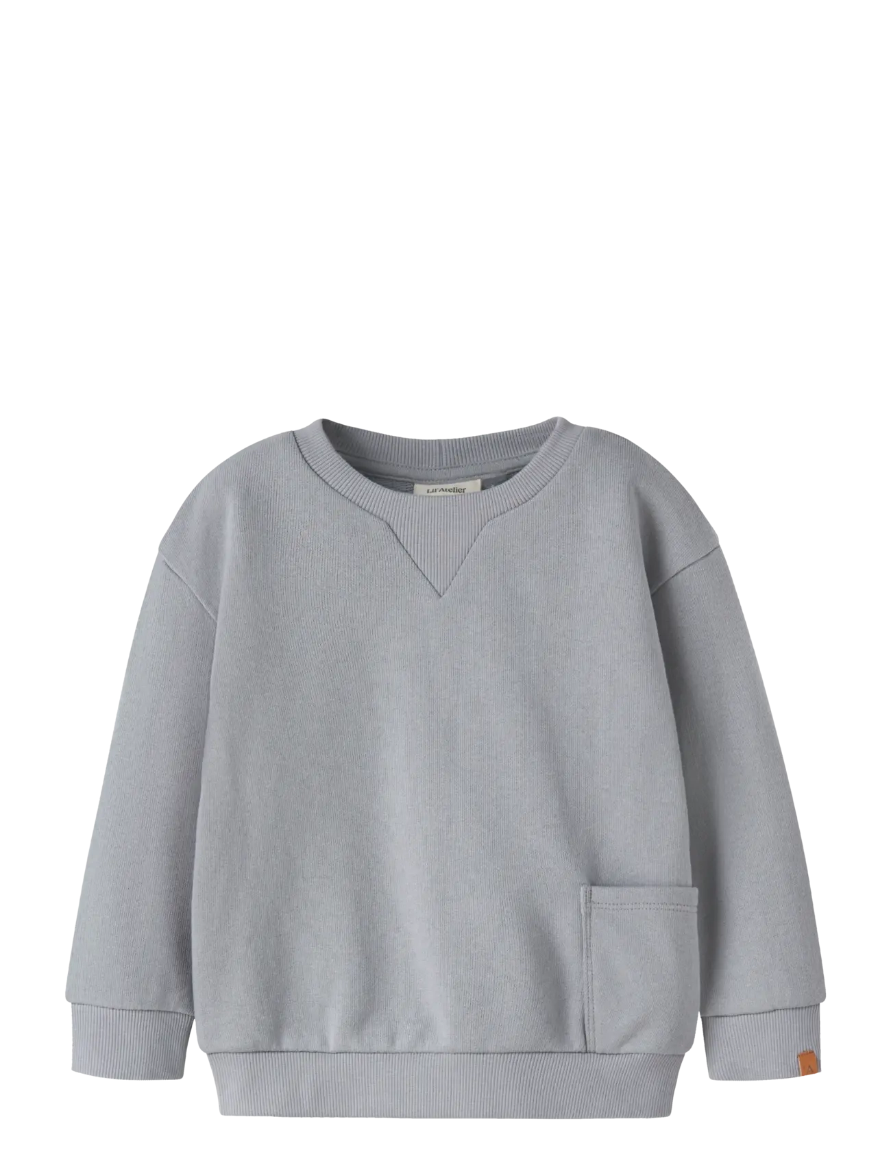 Lil'Atelier NMMJOBO AKI LS LOOSE SWEAT LIL - Overdele - SLEET / grey