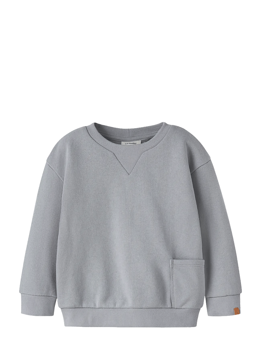 Lil'Atelier - NMMJOBO AKI LS LOOSE SWEAT LIL - sweatshirts - sleet - 0