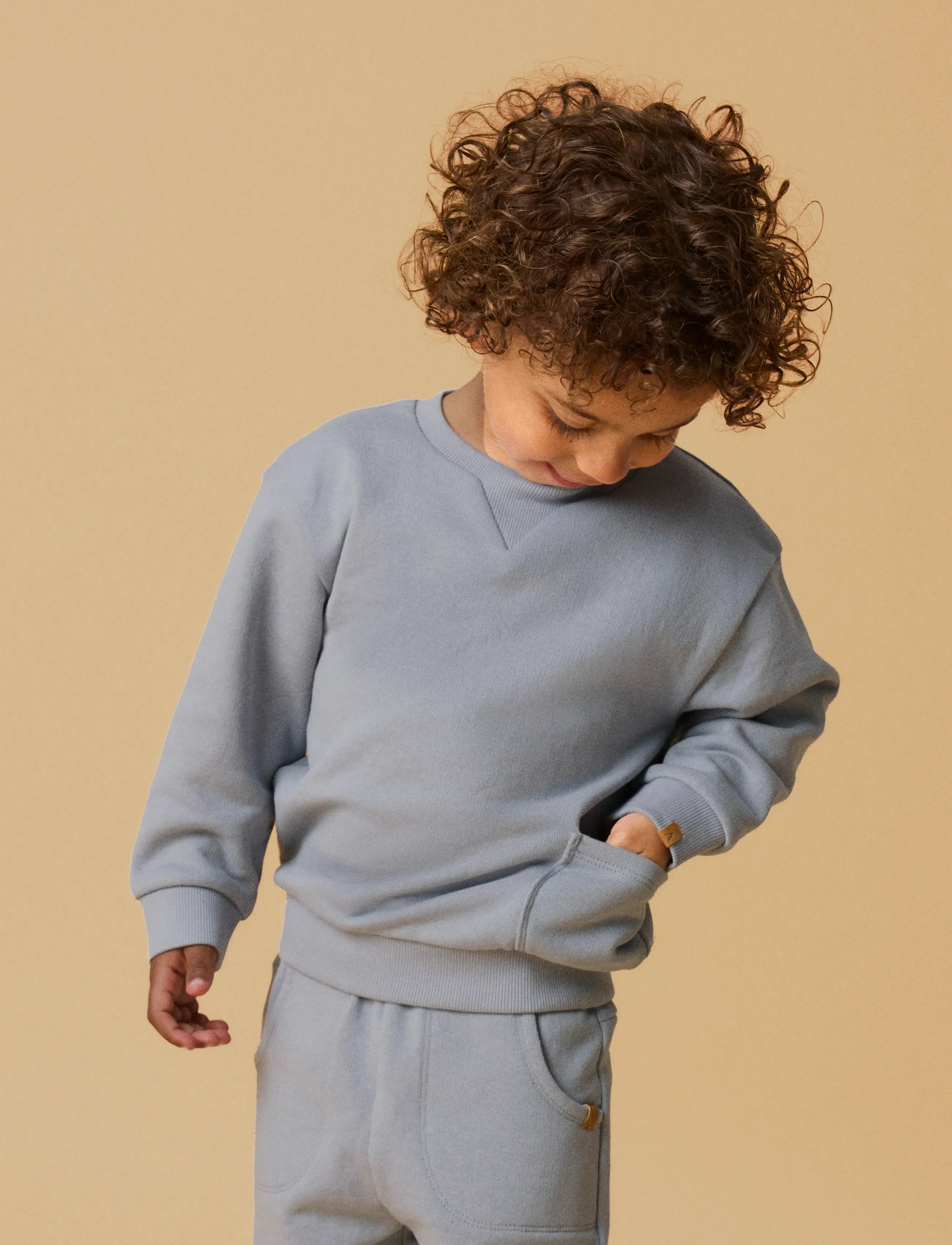 Lil'Atelier - NMMJOBO AKI LS LOOSE SWEAT LIL - sweatshirts - sleet - 3