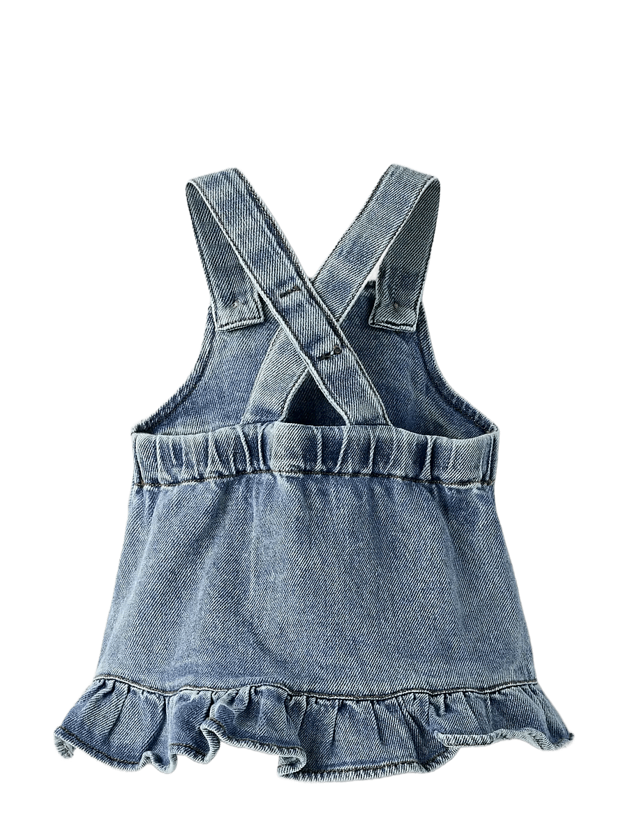 Lil'Atelier - NBFKAROLE DNM SKIRTALL 2433-CJ LIL - Ærmeløse babykjoler - medium blue denim - 1