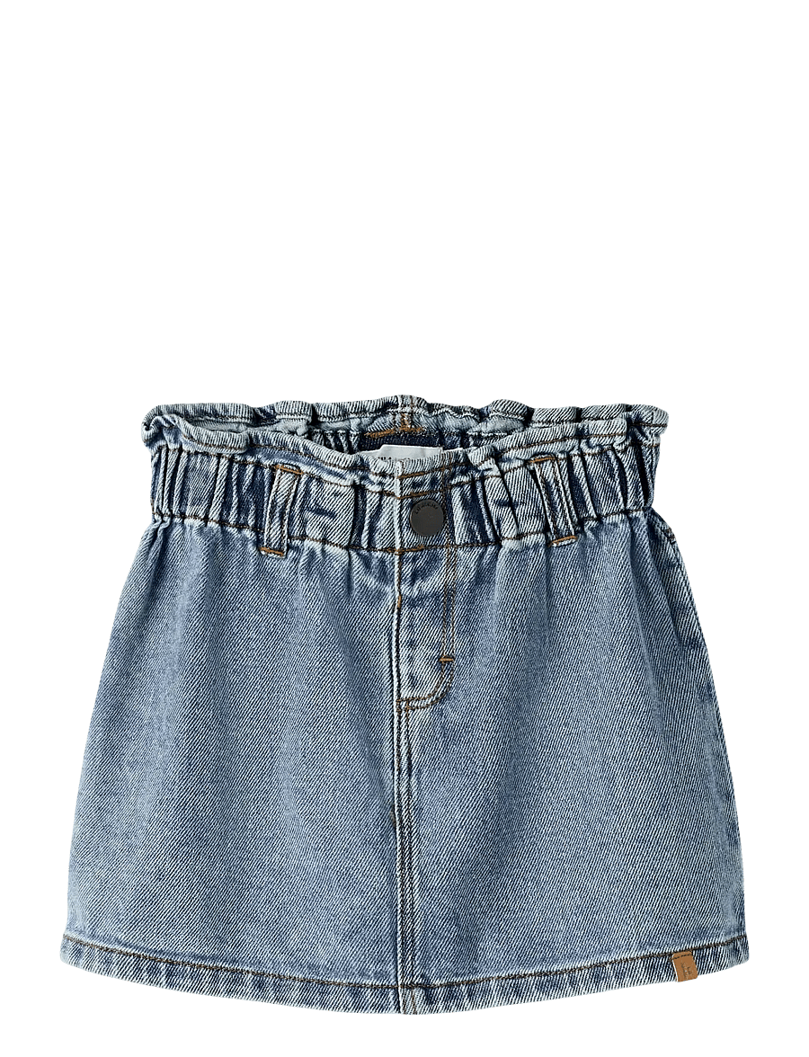Lil'Atelier - NMFKAROLE DNM SKIRT 2433-CJ LIL - jeanskjolar - medium blue denim - 1