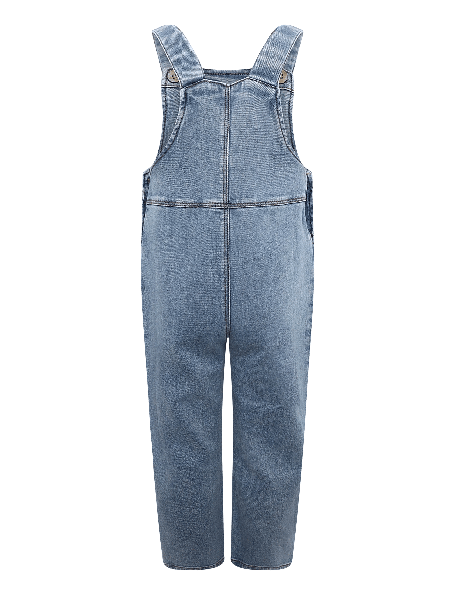 Lil'Atelier - NMMKAROLE LOOSE DNM OVERALL 2433-CJ LIL - jumpsuits - medium blue denim - 1