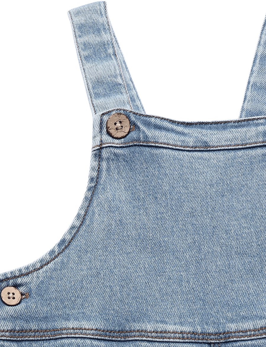 Lil'Atelier - NMMKAROLE LOOSE DNM OVERALL 2433-CJ LIL - jumpsuits - medium blue denim - 3