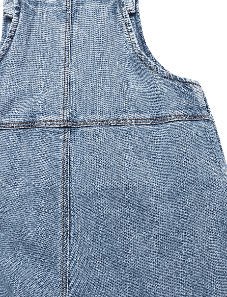 Lil'Atelier - NMMKAROLE LOOSE DNM OVERALL 2433-CJ LIL - jumpsuits - medium blue denim - 4