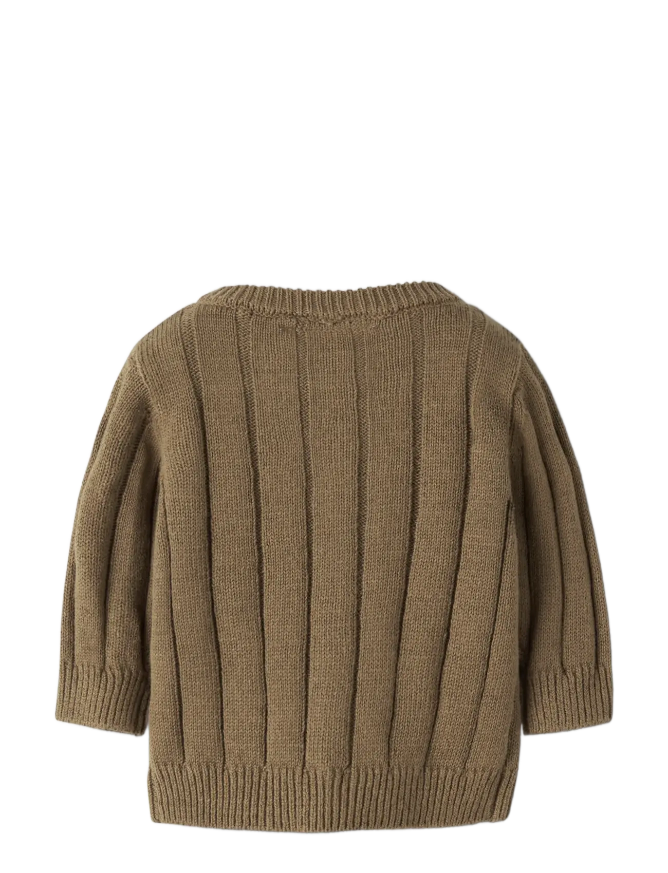 Lil'Atelier - NBMLOMON LS KNIT CARD LIL - cardigans - kangaroo - 1